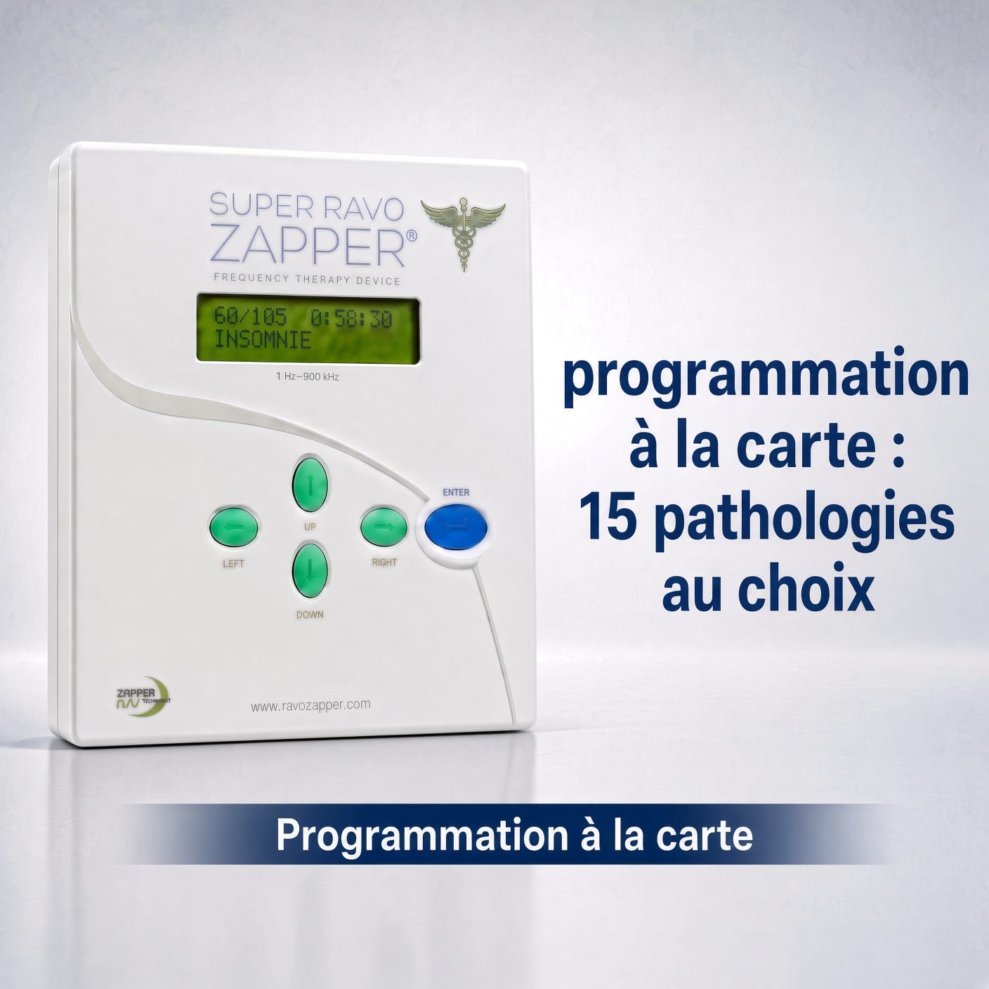 Programmation à la carte d'un zapper Super Ravo Zapper